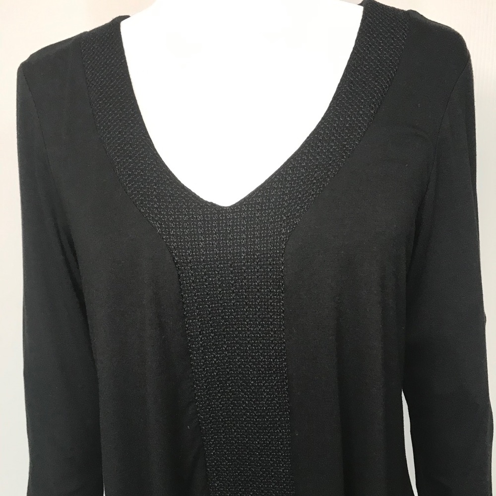 Adrianna Papell Embroidered Tunic Top - Size: M - Picture 5 of 16